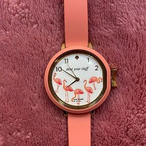 Kate Spade ♠️ Strut your Stuff flamingo watch